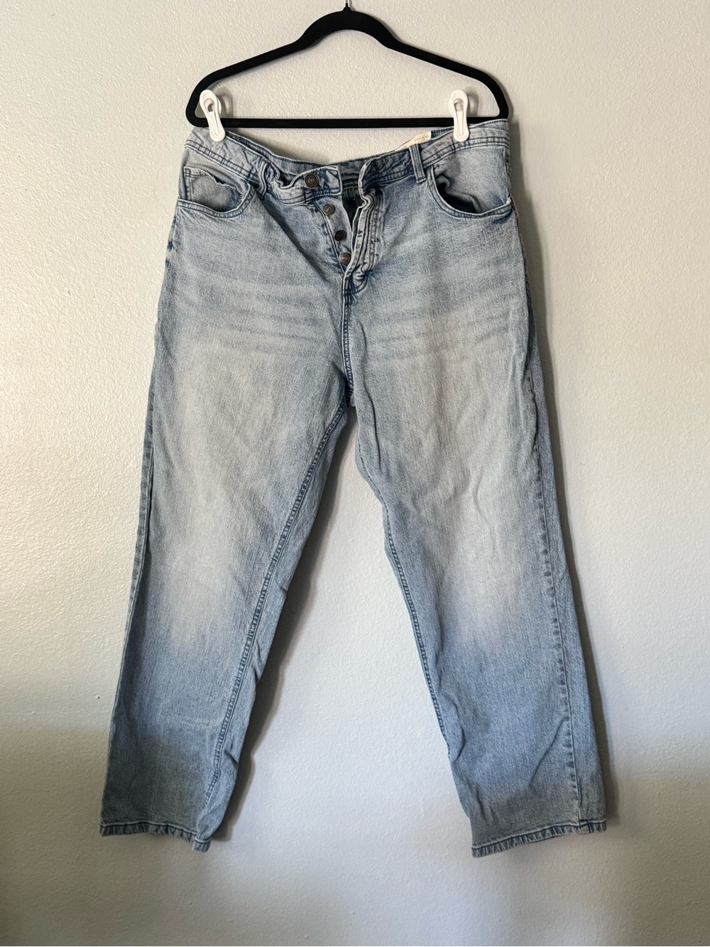 Men’s Primark Denim& Co Light Blue Relaxed Stretch Straight leg Jeans
